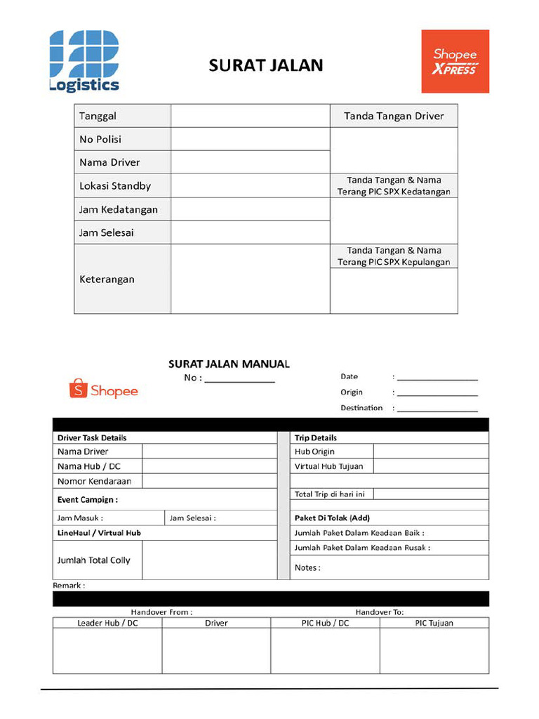Surat Jalan | PDF