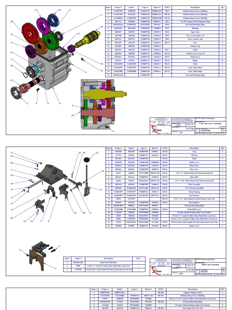 Assemblage de Transmission Funk | PDF