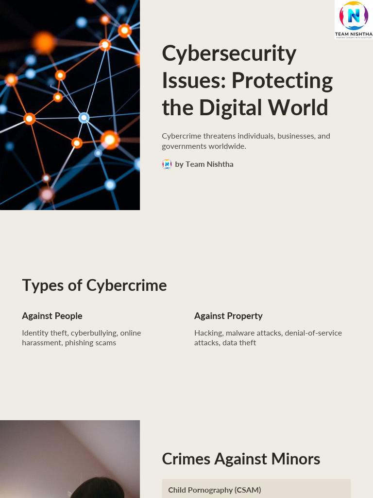 Cybersecurity Issues Protecting The Digital World | PDF | Computer ...