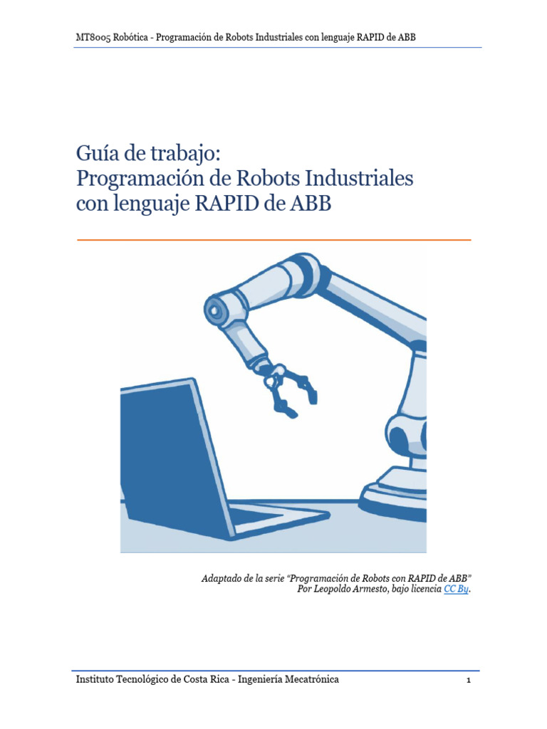 Programación de Robots con RAPID de ABB | PDF | Robot | Robótica