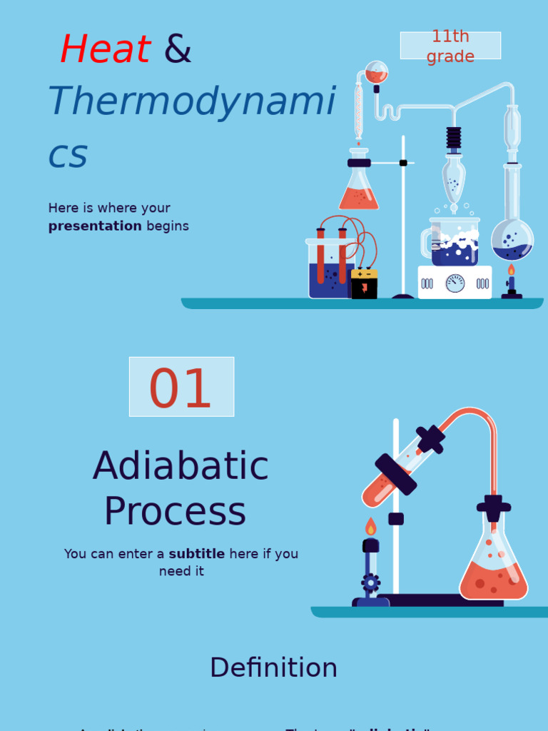 Adiabatic Expanision Experiment-Class 11th - D | PDF | Heat | Physical ...