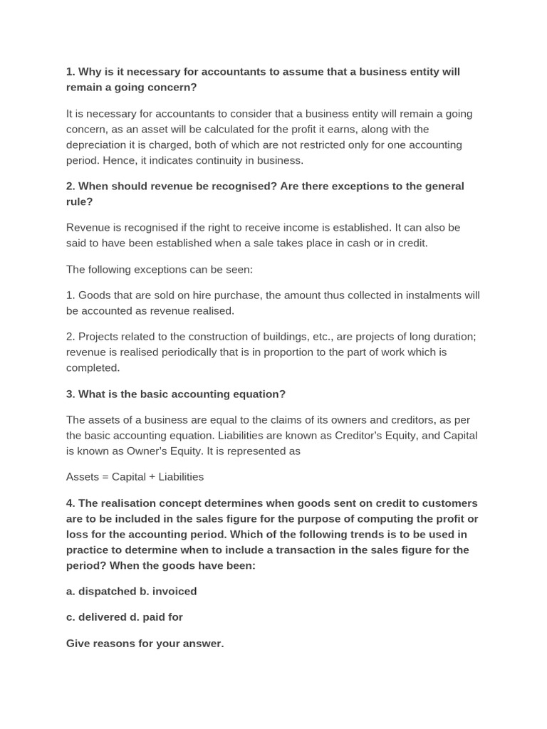 Key Accounting Concepts Explained | PDF | Debits And Credits | Expense