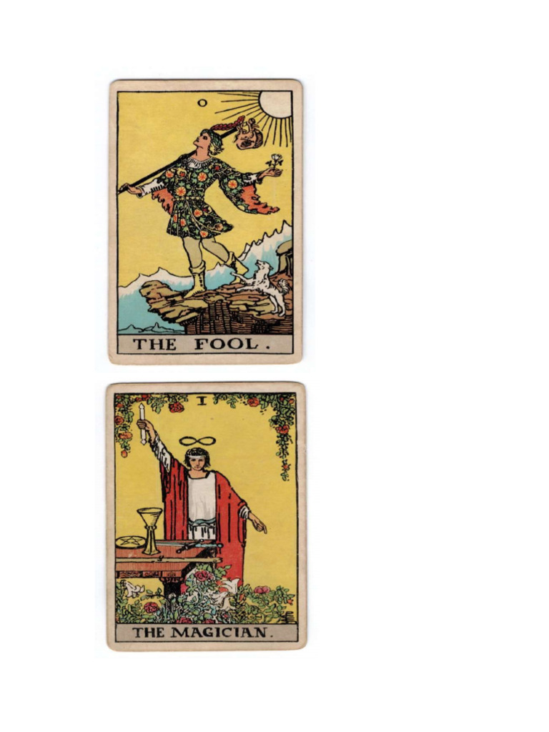 Mazo de Tarot Rider Waite Imprimir | PDF