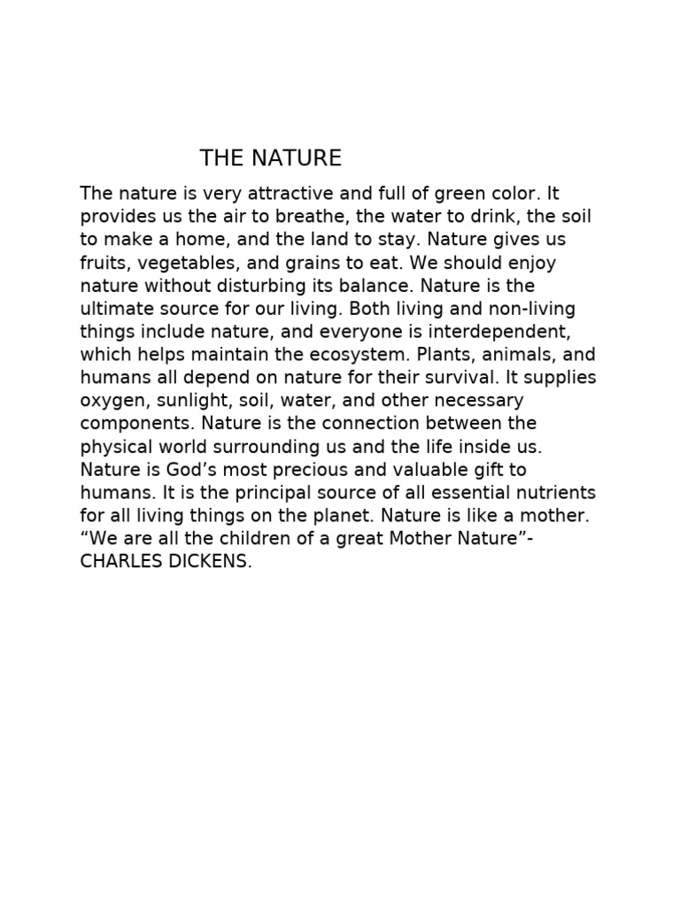 The Nature | PDF