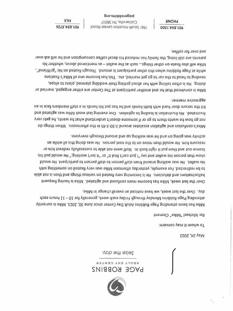 Clement Notes 5-24 08262022133408 | PDF