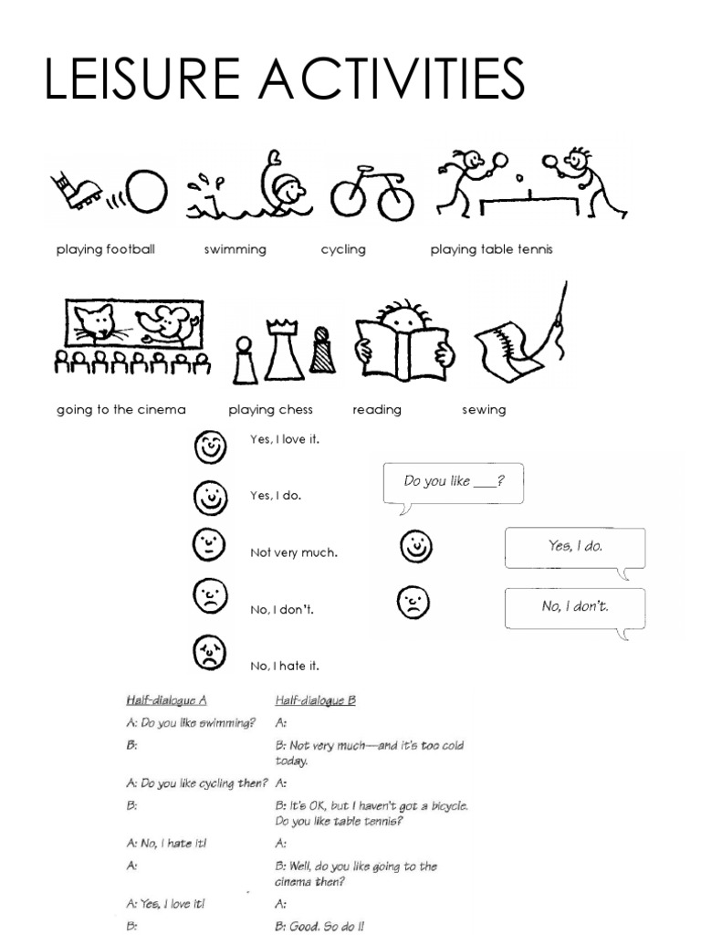 Leisure Activities PDF