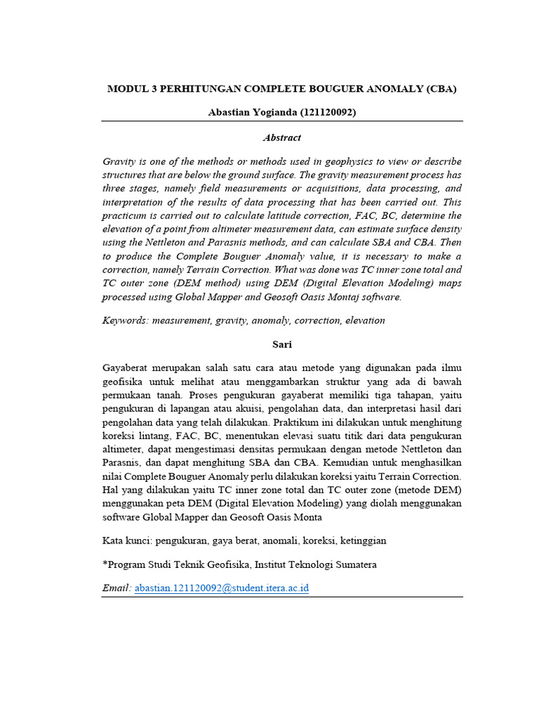 La - Modul 03 - 121120092 - Abastian Yogianda | PDF