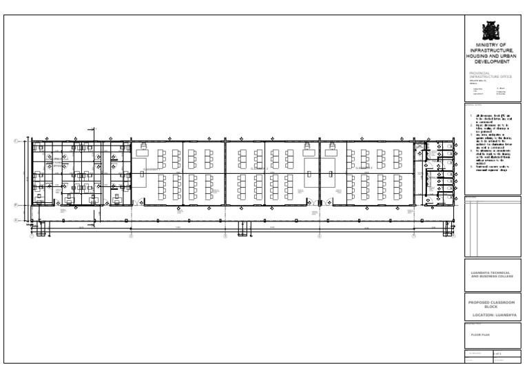 Proposed Classroom Block Floor Plan | PDF