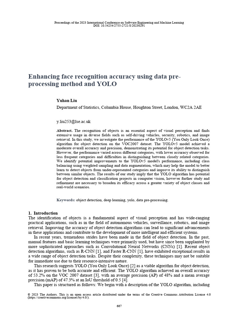 YOLOv5 Object Detection Accuracy Boost | PDF | Sensitivity And ...