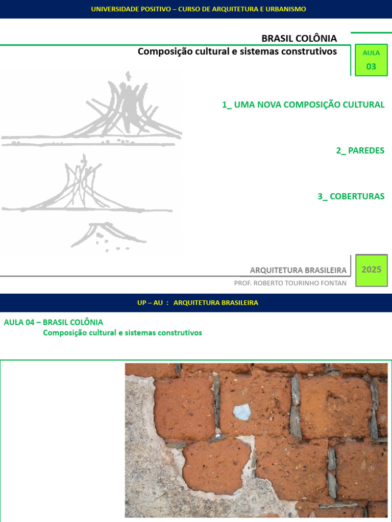 2025 ABR Aula-03 Sistemas Construtivos-R00 | PDF | Brasil | Brasileiros