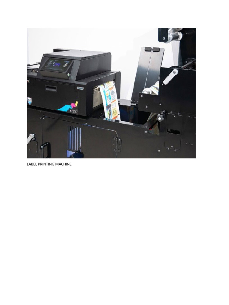 Label Printing Machine - 035647 | PDF