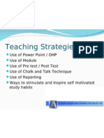 Teaching Strategies