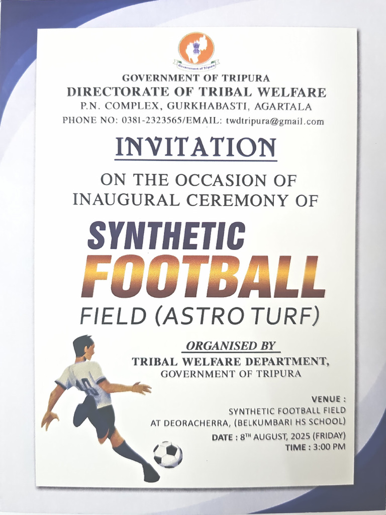 Inaugural Ceremony of Astro Turf Field | PDF