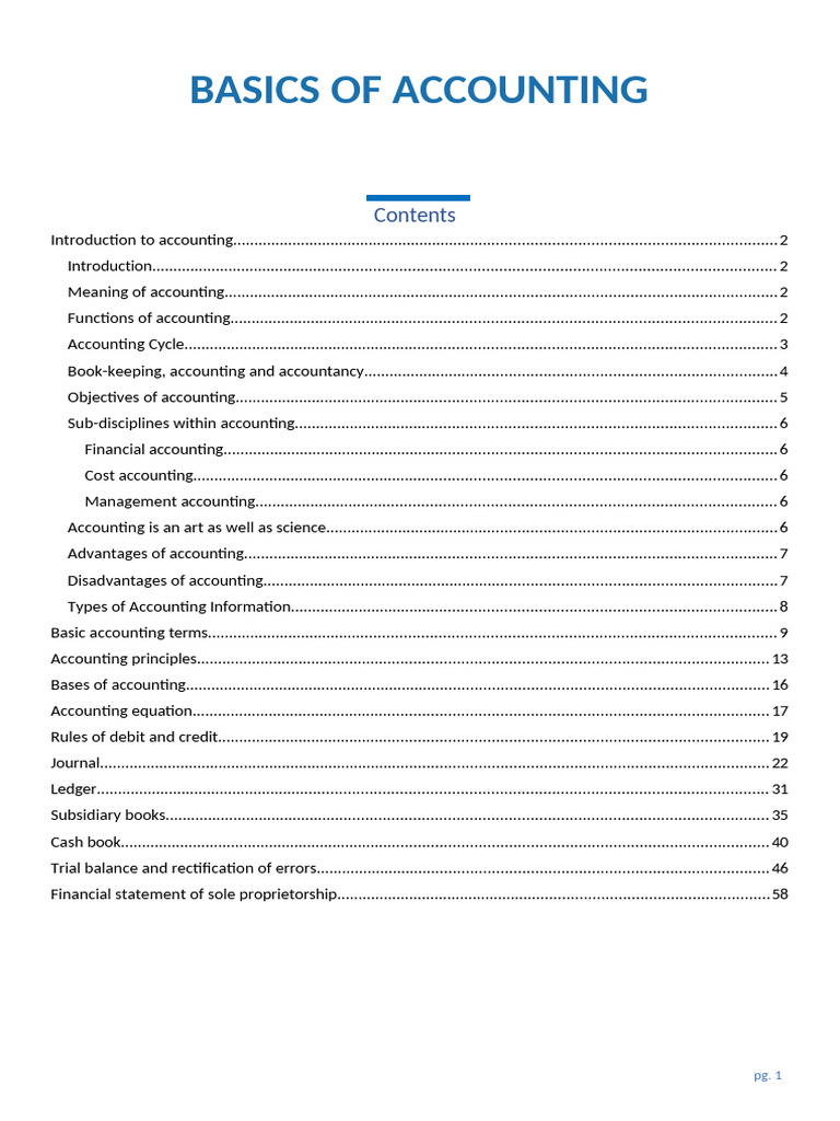 Understanding Accounting Basics | PDF | Debits And Credits | Expense