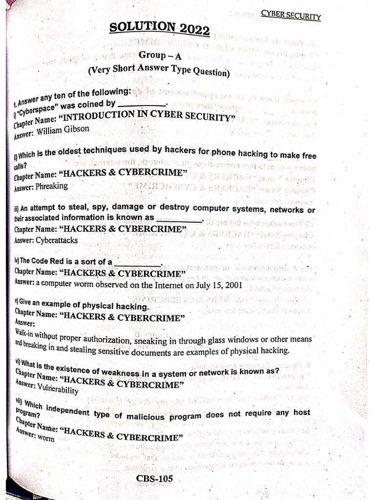 Cyber Security (1) | PDF