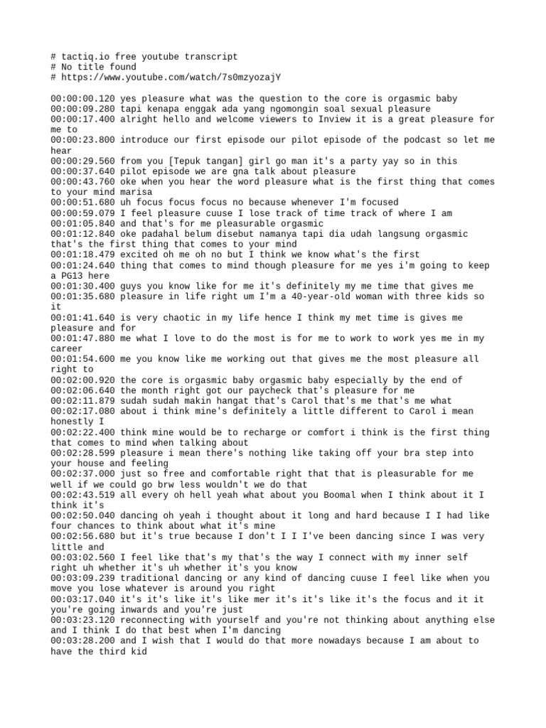 Tactiq Free Transcript 7s0mzyozajy | PDF
