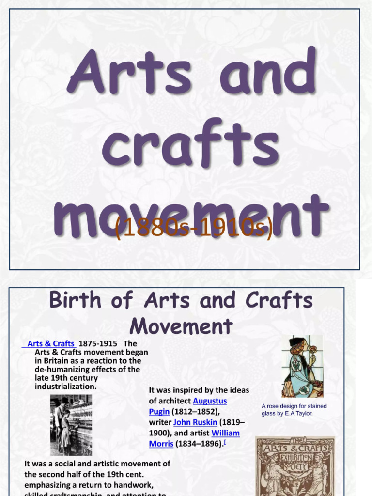 Art and Craft Movement | PDF