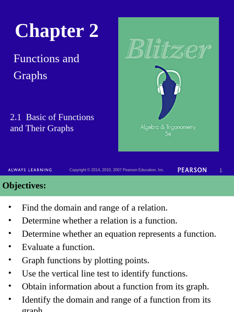 Functions and Graphs Overview | PDF | Function (Mathematics) | Domain ...