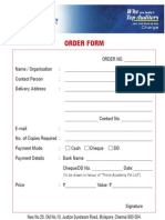 Top Auditors Order Form