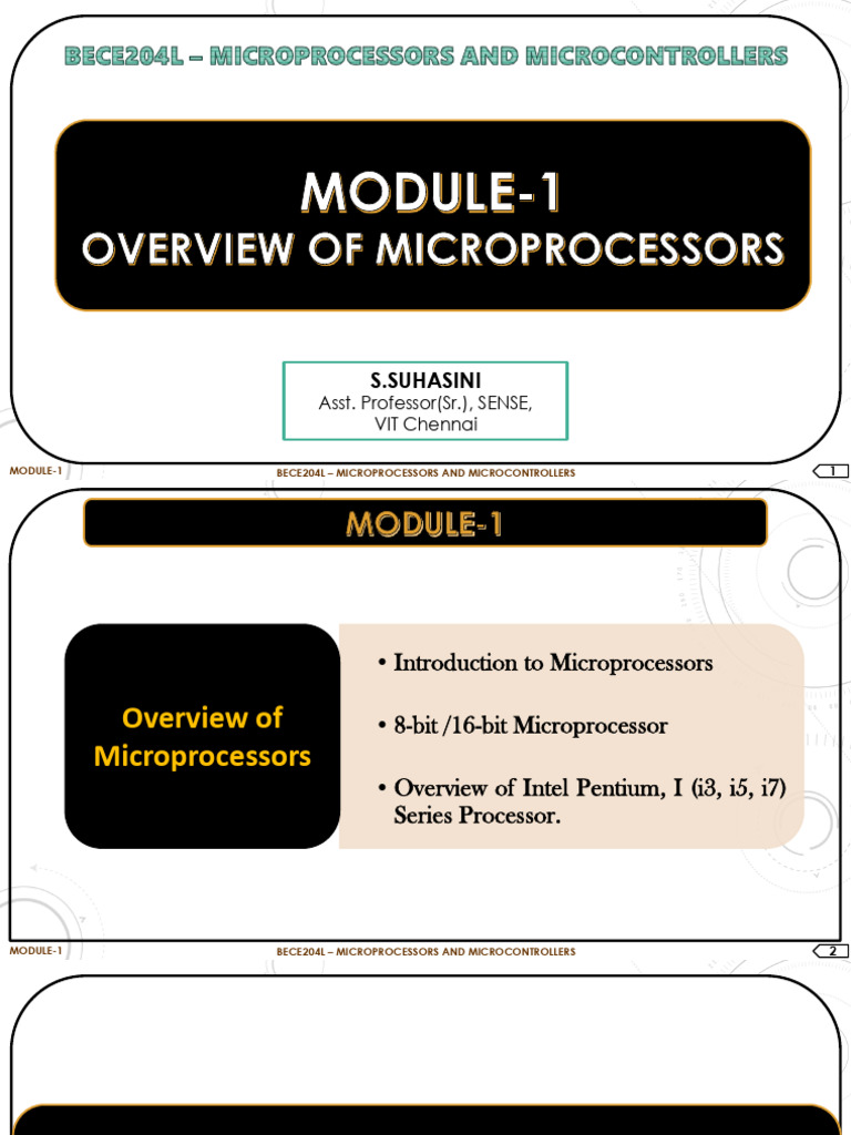 Microprocessors Overview and Evolution | PDF | Microprocessor | Central ...
