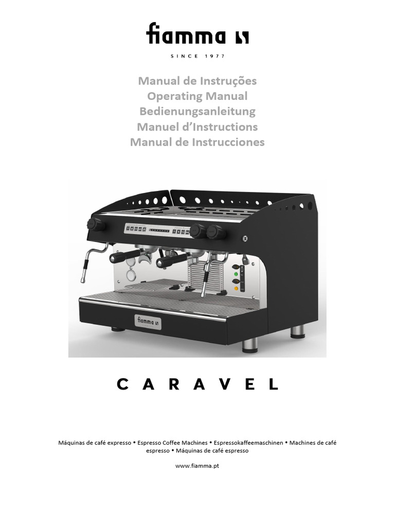 Espresso Machine Operating Manual | PDF | Hot Drinks | Non Alcoholic Drinks