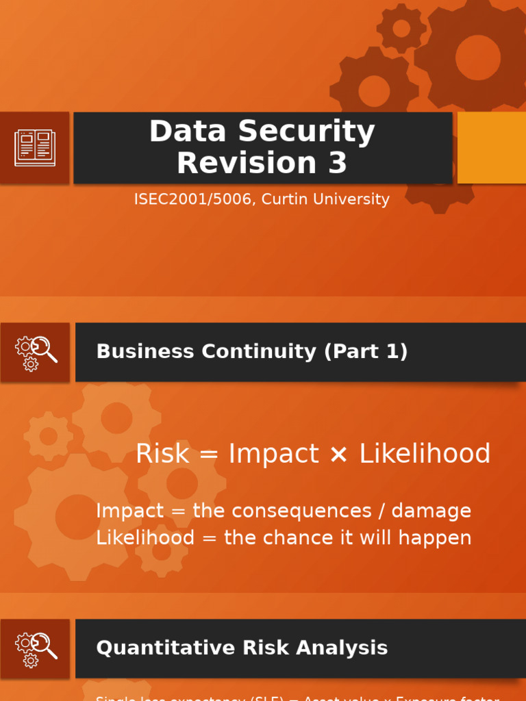 Data Security and Business Continuity Guide | PDF | Safety | Business