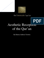 Aesthetic Reception of the Qur'An