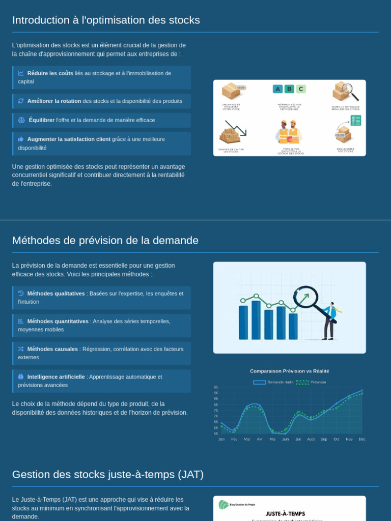 Optimisation des Stocks en Supply Chain | PDF | Inventaire | Gestion de ...