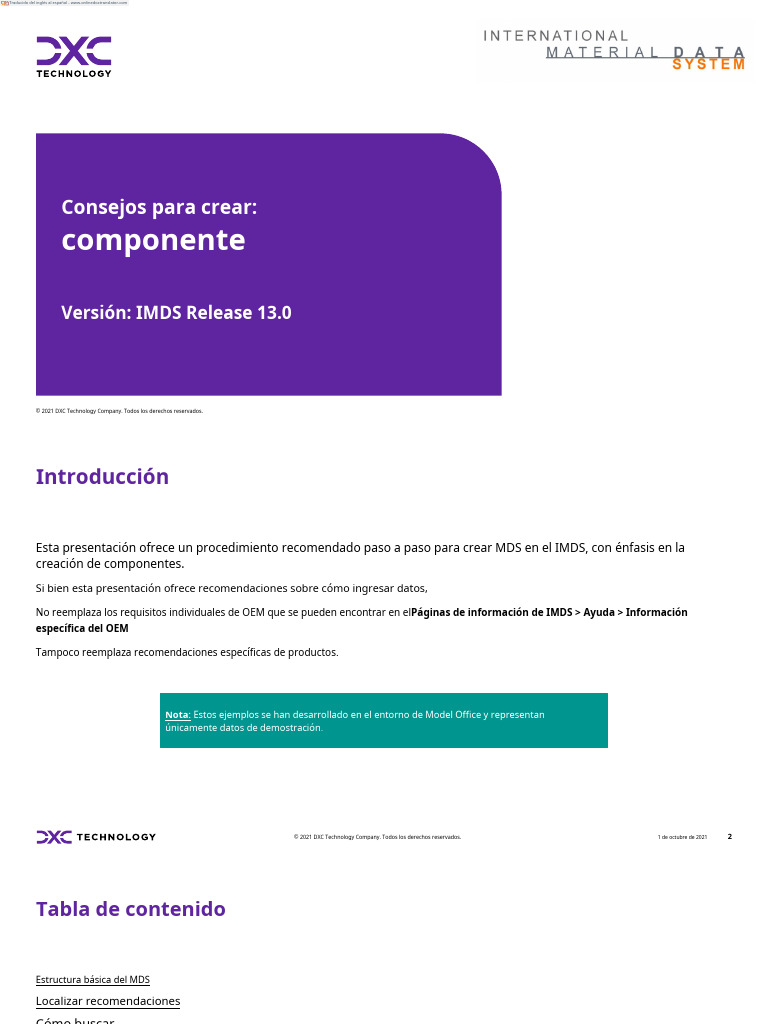 Creación de Componentes en IMDS | PDF | Botón (Computación) | Reciclaje