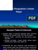 Teknologi Pengolahan Limbah Padat D3