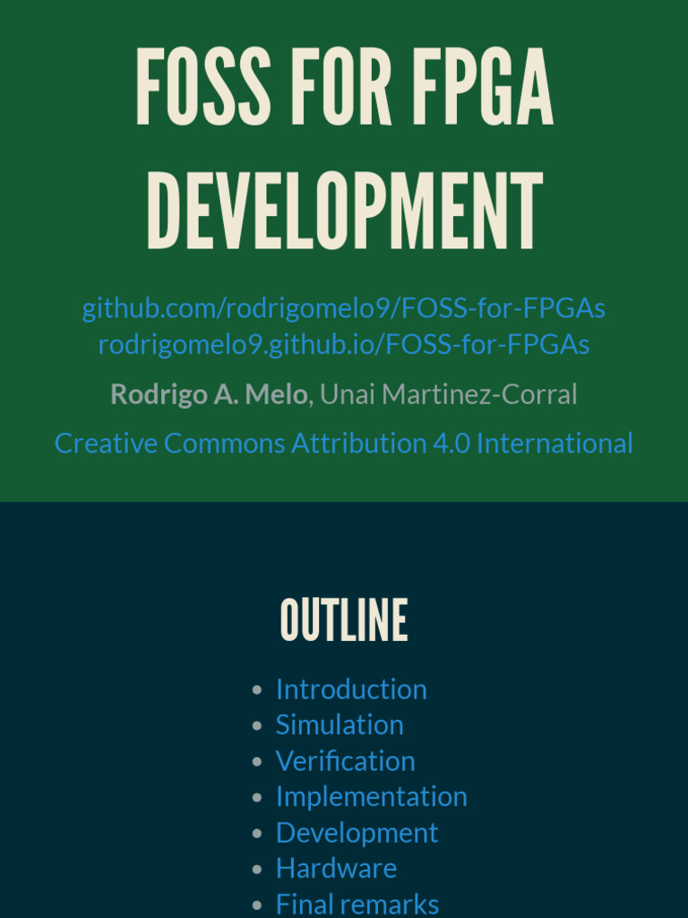 FOSS-for-FPGA | PDF | Hardware Description Language | Vhdl