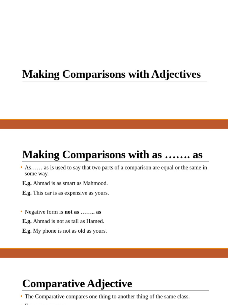 Adjective Comparison Techniques | PDF | Linguistic Morphology | Linguistics