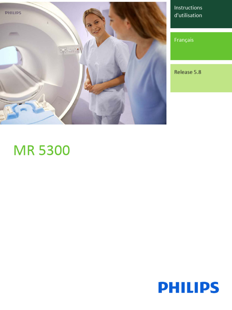 Guide d'utilisation MR 5300 Philips | PDF | Imagerie par résonance ...