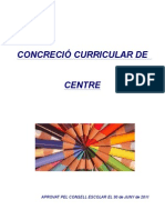 Concrecio Curricular - Ceip Cas Serres