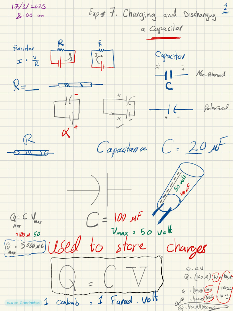 Resistor: Charges | PDF