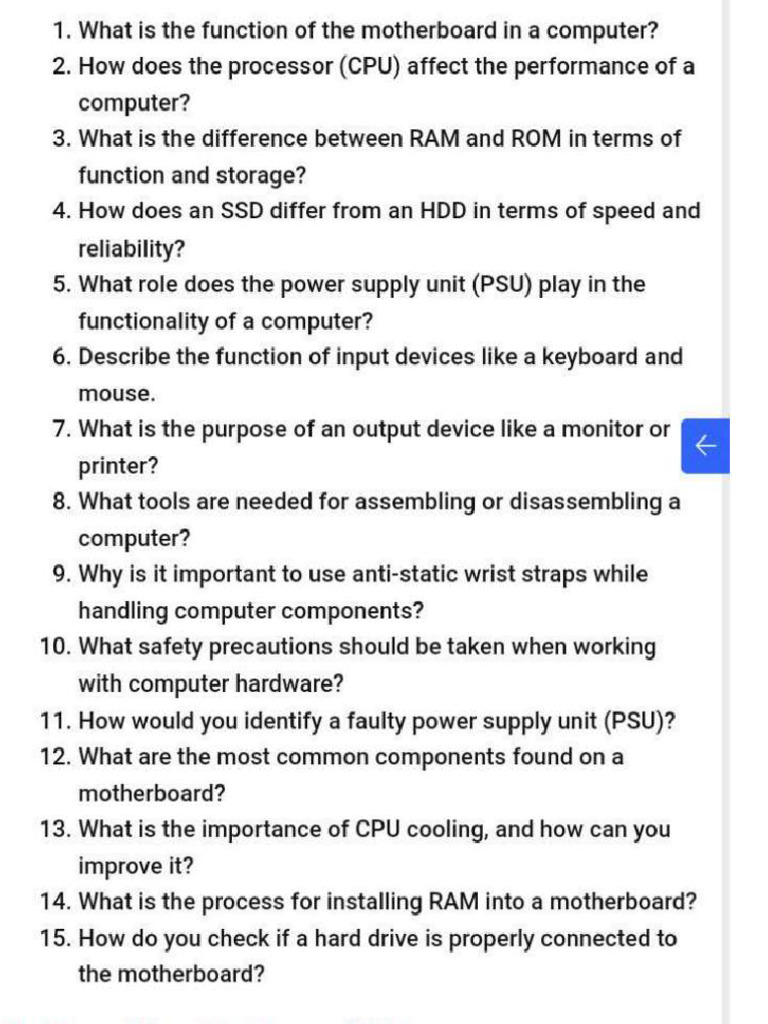 Computer Repair and Maintenance Draft | PDF