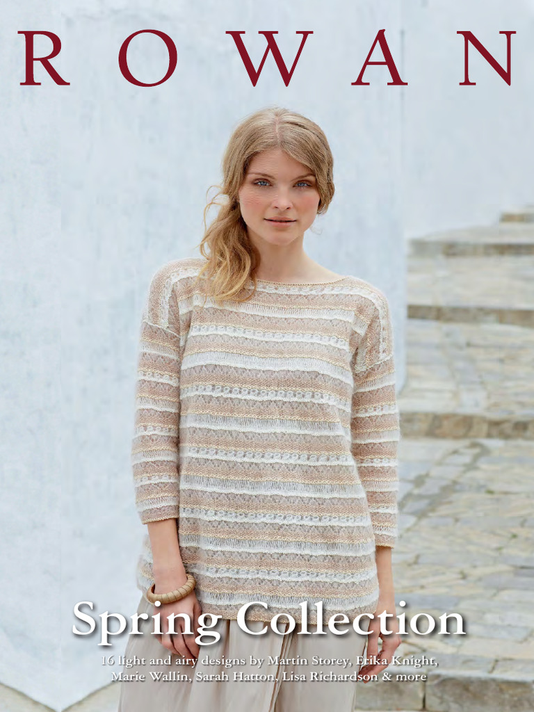 Spring Knits: 16 Stylish Patterns | PDF | Knitting | Seam (Sewing)