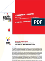 Convocatoria - Xxiii - Bienal 2012