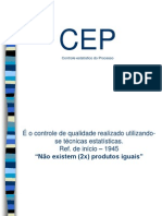 CEP _ Controle Estatístico Processo