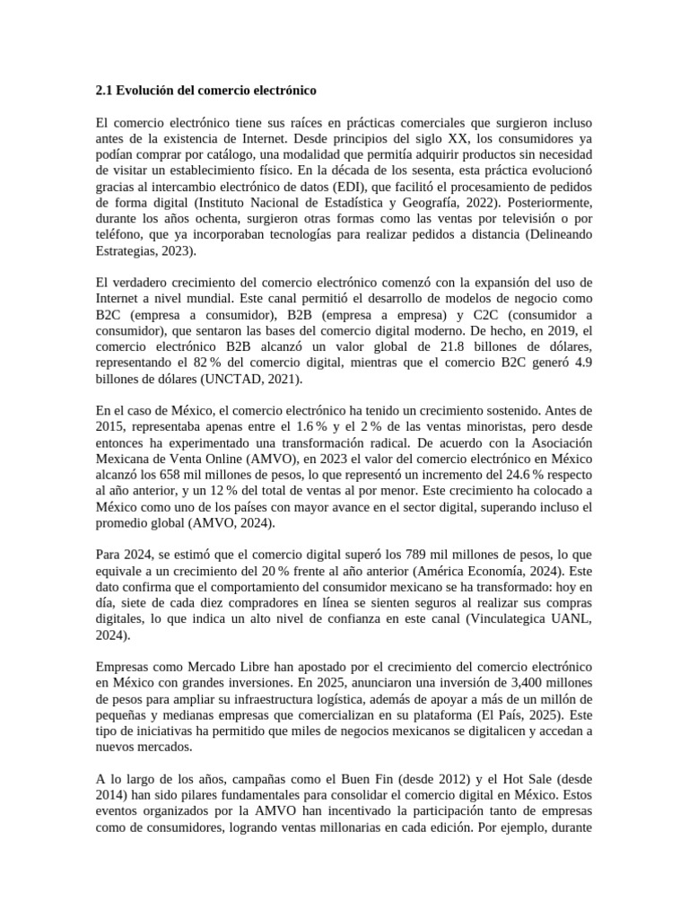 Evolución del Comercio Electrónico en México | PDF | Comercio ...