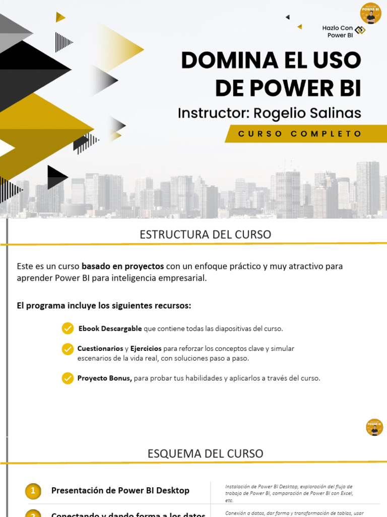 Curso Práctico de Power BI Desktop | PDF | Microsoft Excel | Microsoft