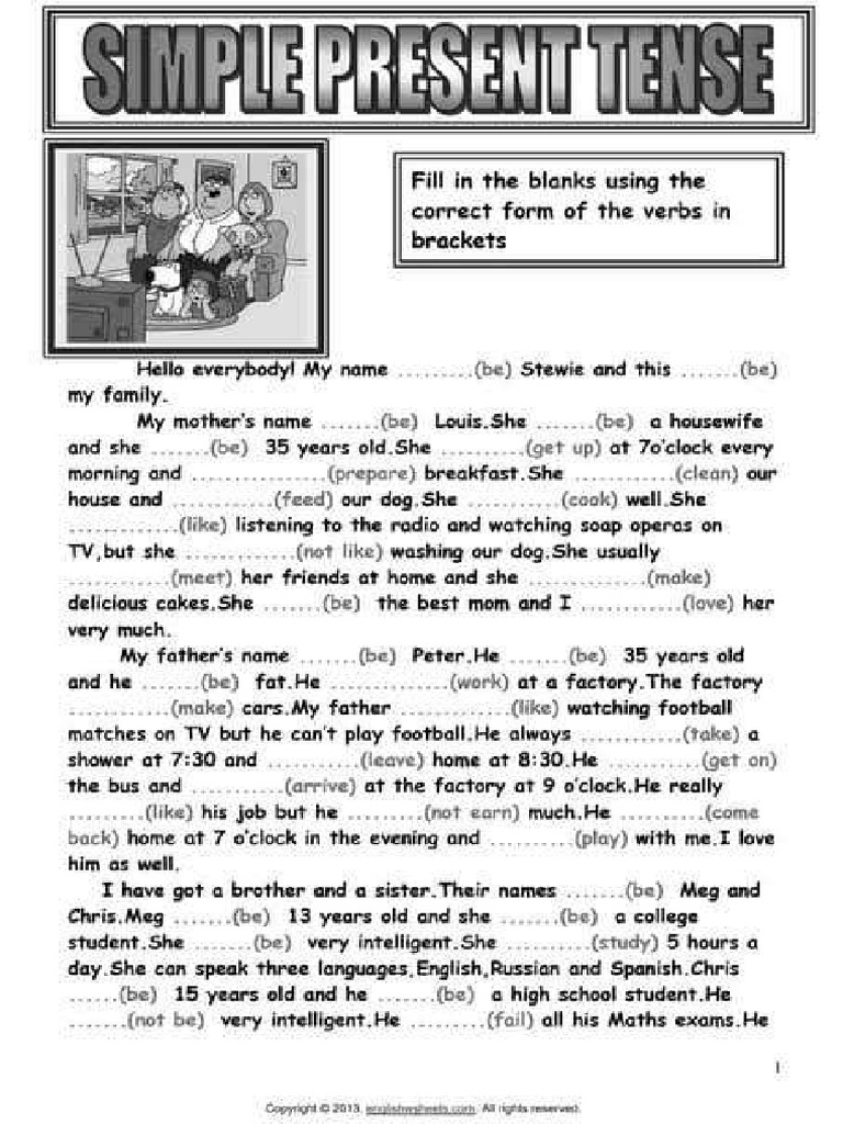 Simple present | PDF