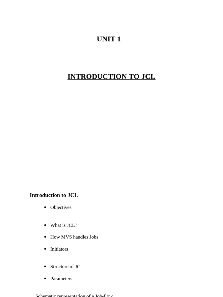 Introduction to Job Control Language | PDF | Parameter (Computer ...