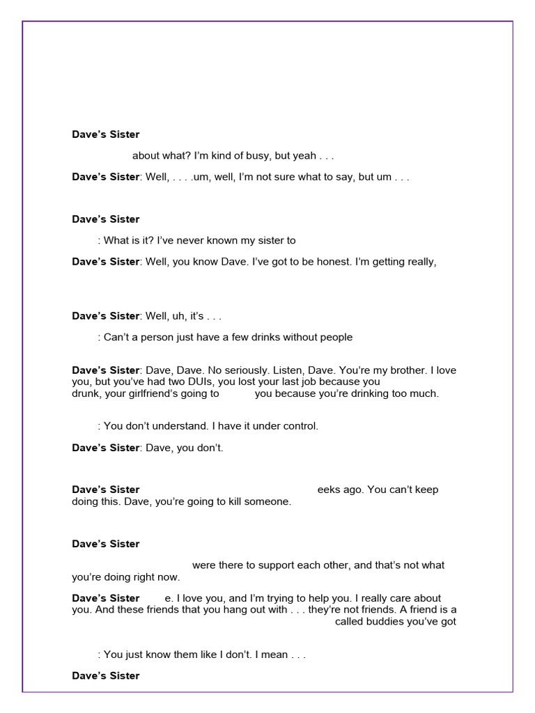 C1 - Alcoholics Anonymous Transcript | PDF