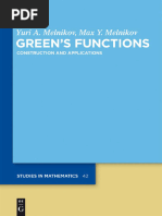GREEN’S FUNCTIONS G. F. ROACH 978-3-319-57243-7