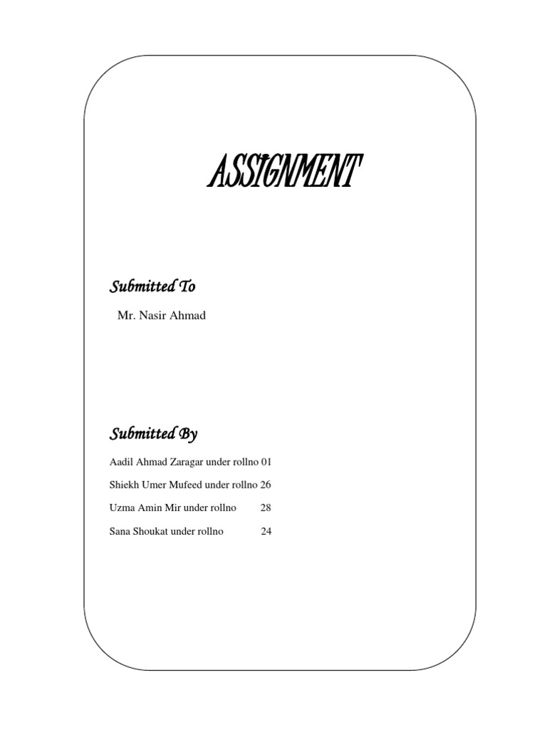 Computer generation assignment image