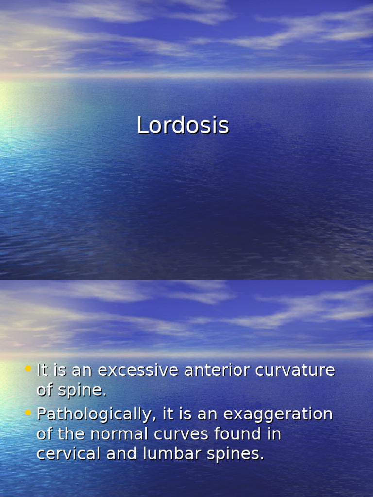 Lordosis | PDF