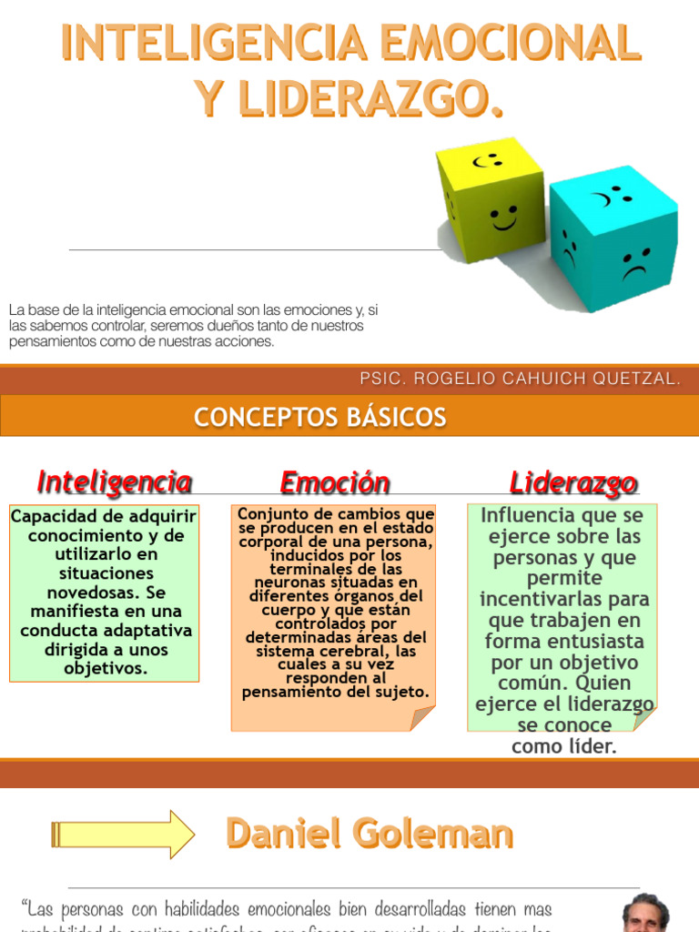 INTELIGENCIA - EMOCIONAl y Liderazgo | PDF | Las emociones ...