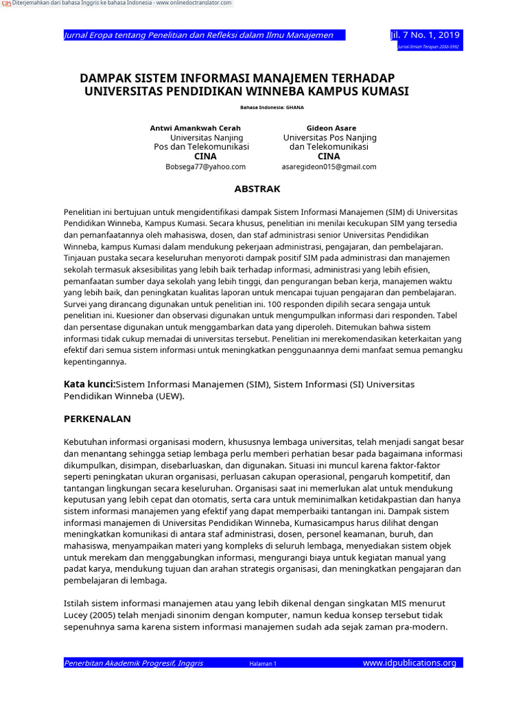 02 Full Paper The Impact of Management Information System On University ...