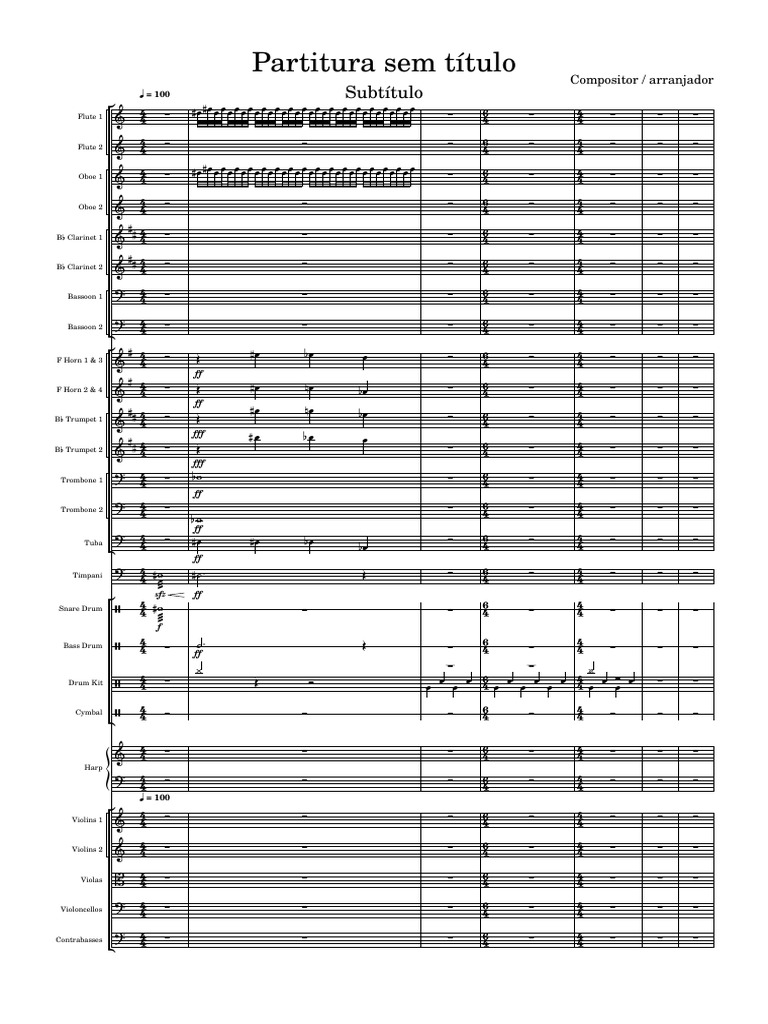Partitura Sem Título | PDF